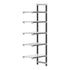 Cambro Camshelving Elements 5-Shelf Vented & Solid Add-On Shelving Unit – Speckled Gray