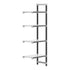 Cambro Camshelving Elements 5-Shelf Solid Add-On Shelving Unit – Speckled Gray