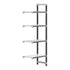 Cambro Camshelving Elements 4-Shelf Vented & Solid Add-On Shelving Unit – Speckled Gray