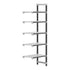 Cambro Camshelving Elements 5-Shelf Vented Add-On Shelving Unit – Speckled Gray
