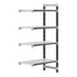 Cambro Camshelving Elements 4-Shelf Vented Add-On Shelving Unit – Speckled Gray