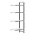 Cambro Camshelving Elements 5-Shelf Solid Add-On Shelving Unit – Speckled Gray
