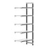 Cambro Camshelving Elements 5-Shelf Vented Add-On Shelving Unit – Speckled Gray