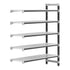 Cambro Camshelving Elements 5-Shelf Vented Add-On Shelving Unit – Speckled Gray