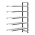 Cambro Camshelving Elements 5-Shelf Vented Add-On Shelving Unit – Speckled Gray