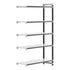 Cambro Camshelving Elements 5-Shelf Vented Add-On Shelving Unit – Speckled Gray