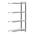Cambro Camshelving Elements 4-Shelf Vented Add-On Shelving Unit – Speckled Gray