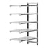 Cambro Camshelving Elements 5-Shelf Vented Add-On Shelving Unit – Speckled Gray