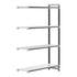 Cambro Camshelving Elements 4-Shelf Vented & Solid Add-On Shelving Unit – Speckled Gray