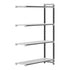 Cambro Camshelving Elements 4-Shelf Vented Add-On Shelving Unit – Speckled Gray