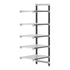 Cambro Camshelving Elements 5-Shelf Vented Add-On Shelving Unit – Speckled Gray