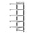 Cambro Camshelving Elements 5-Shelf Vented Add-On Shelving Unit – Speckled Gray