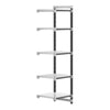 Cambro Camshelving Elements 5-Shelf Vented & Solid Add-On Shelving Unit – Speckled Gray