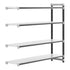 Cambro Camshelving Elements 5-Shelf Solid Add-On Shelving Unit – Speckled Gray