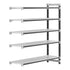 Cambro Camshelving Elements 5-Shelf Vented Add-On Shelving Unit – Speckled Gray
