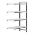 Cambro Camshelving Elements 4-Shelf Vented Add-On Shelving Unit – Speckled Gray