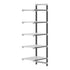 Cambro Camshelving Elements 5-Shelf Vented Add-On Shelving Unit – Speckled Gray