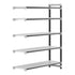 Cambro Camshelving Elements 5-Shelf Vented Add-On Shelving Unit – Speckled Gray