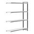 Cambro Camshelving Elements 4-Shelf Vented & Solid Add-On Shelving Unit – Speckled Gray