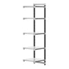 Cambro Camshelving Elements 5-Shelf Solid Add-On Shelving Unit – Speckled Gray