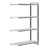 Cambro Camshelving Elements 4-Shelf Vented Add-On Shelving Unit – Speckled Gray