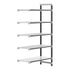 Cambro Camshelving Elements 5-Shelf Vented & Solid Add-On Shelving Unit – Speckled Gray