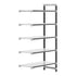 Cambro Camshelving Elements 5-Shelf Solid Add-On Shelving Unit – Speckled Gray