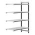 Cambro Camshelving Elements 4-Shelf Vented Add-On Shelving Unit – Speckled Gray