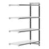Cambro Camshelving Elements 4-Shelf Vented & Solid Add-On Shelving Unit – Speckled Gray