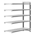 Cambro Camshelving Elements 5-Shelf Vented Add-On Shelving Unit – Speckled Gray