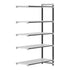 Cambro Camshelving Elements 5-Shelf Vented Add-On Shelving Unit – Speckled Gray