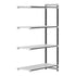 Cambro Camshelving Elements 4-Shelf Vented Add-On Shelving Unit – Speckled Gray