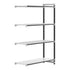 Cambro Camshelving Elements 4-Shelf Vented & Solid Add-On Shelving Unit – Speckled Gray