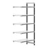 Cambro Camshelving Elements 5-Shelf Solid Add-On Shelving Unit – Speckled Gray