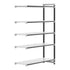 Cambro Camshelving Elements 5-Shelf Solid Add-On Shelving Unit – Speckled Gray