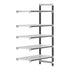Cambro Camshelving Elements 5-Shelf Vented Add-On Shelving Unit – Speckled Gray
