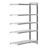 Cambro Camshelving Elements 5-Shelf Vented Add-On Shelving Unit – Speckled Gray