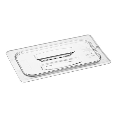 Cambro Camwear Quarter Size Food Pan Lid with Handle Black ( Case of 6 )