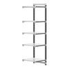Cambro Camshelving Elements 5-Shelf Solid Add-On Shelving Unit – Speckled Gray