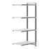 Cambro Camshelving Elements 4-Shelf Vented Add-On Shelving Unit – Speckled Gray