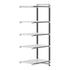 Cambro Camshelving Elements 5-Shelf Vented Add-On Shelving Unit – Speckled Gray