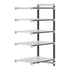 Cambro Camshelving Elements 5-Shelf Vented Add-On Shelving Unit – Speckled Gray