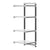 Cambro Camshelving Elements 4-Shelf Solid Add-On Shelving Unit – Speckled Gray