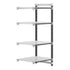 Cambro Camshelving Elements 4-Shelf Vented Add-On Shelving Unit – Speckled Gray