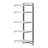 Cambro Camshelving Elements 5-Shelf Vented Add-On Shelving Unit – Speckled Gray