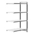 Cambro Camshelving Elements 4-Shelf Solid Add-On Shelving Unit – Speckled Gray
