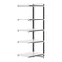 Cambro Camshelving Elements 5-Shelf Solid Add-On Shelving Unit – Speckled Gray