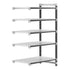 Cambro Camshelving Elements 5-Shelf Vented Add-On Shelving Unit – Speckled Gray