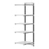 Cambro Camshelving Elements 5-Shelf Vented Add-On Shelving Unit – Speckled Gray