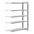 Cambro Camshelving Elements 5-Shelf Vented Add-On Shelving Unit – Speckled Gray